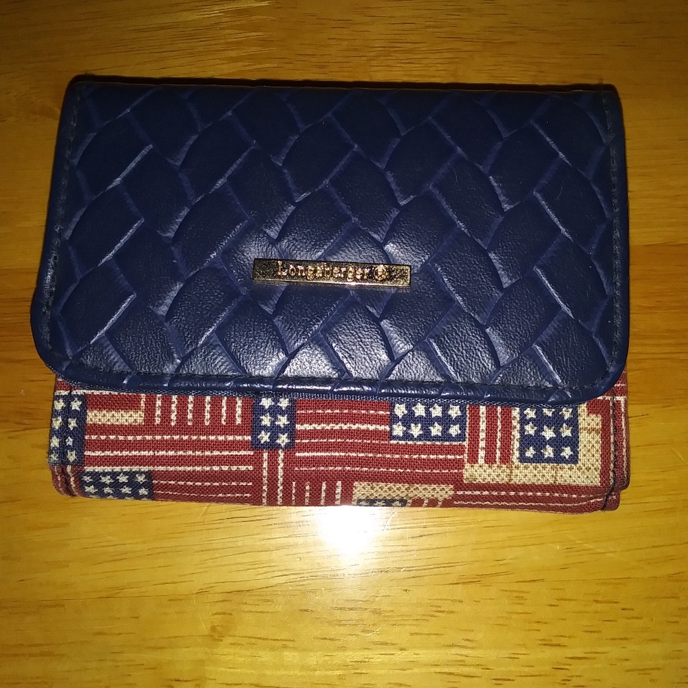 Longaberger Flag Wallet